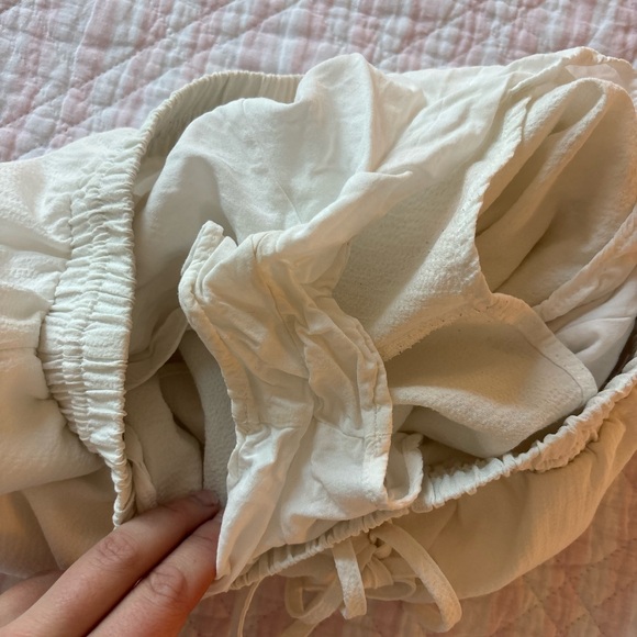 Women's Cream Grey Bandit Shorts - Picture 6 of 7